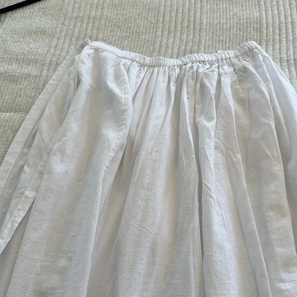J Crew Beach 100% Cotton Midi Skirt Cover Up size M - Picture 7 of 8